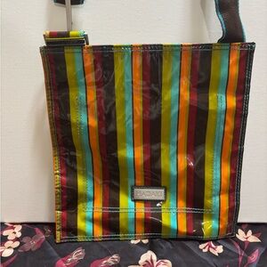 Hadaki Vibrant Striped Crossbody Bag